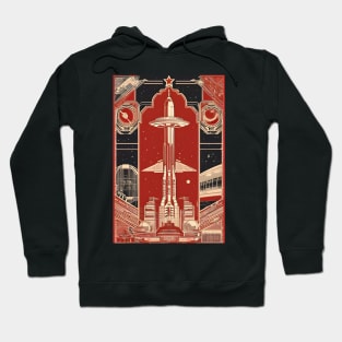 Soviet union space ship concept art Hoodie